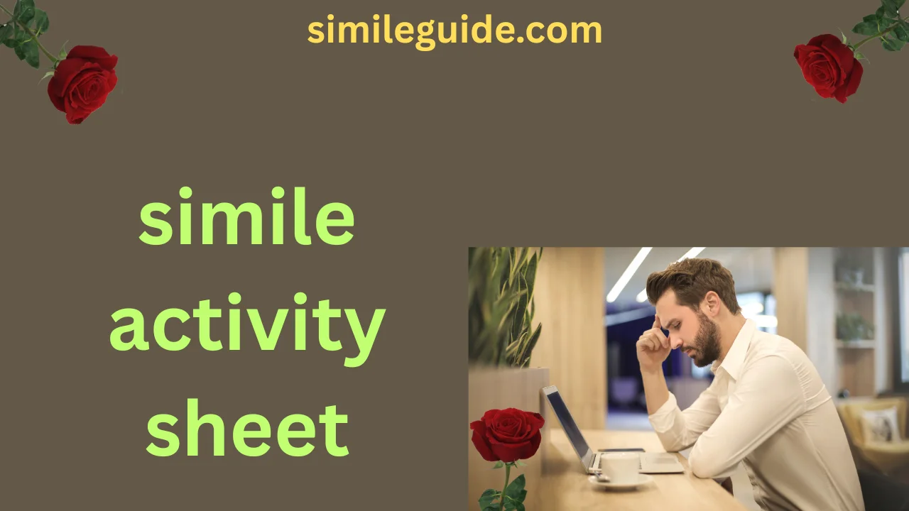 simile activity sheet