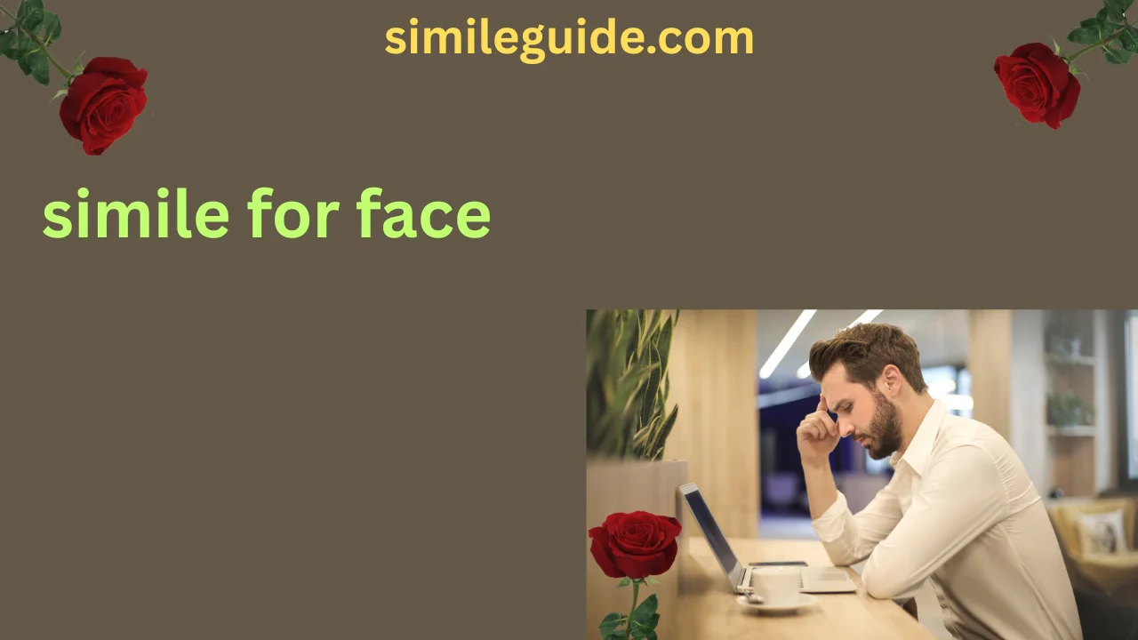 simile for face