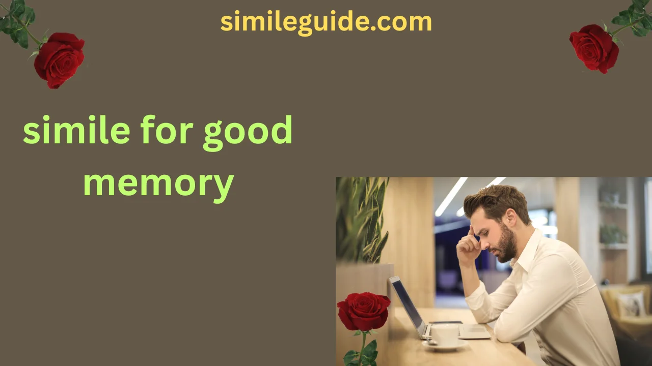 simile for good memory