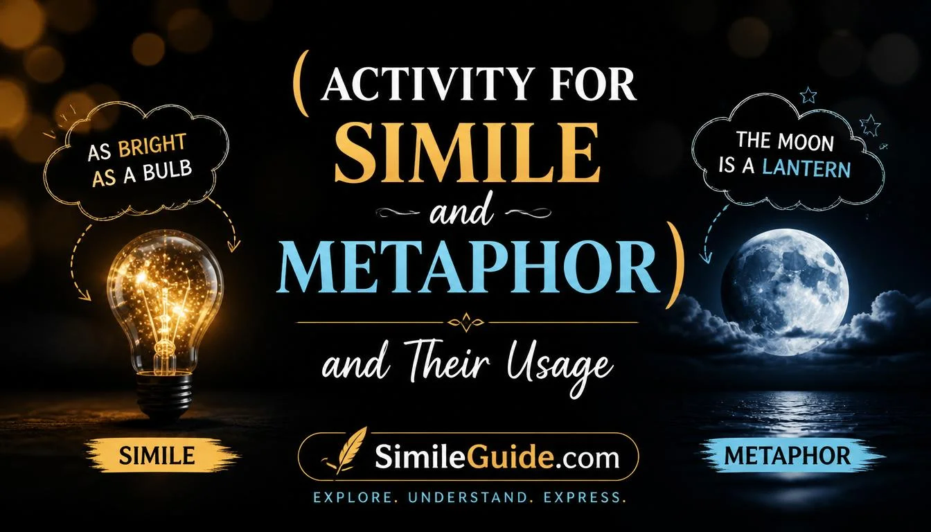 activity for simile and metaphor
