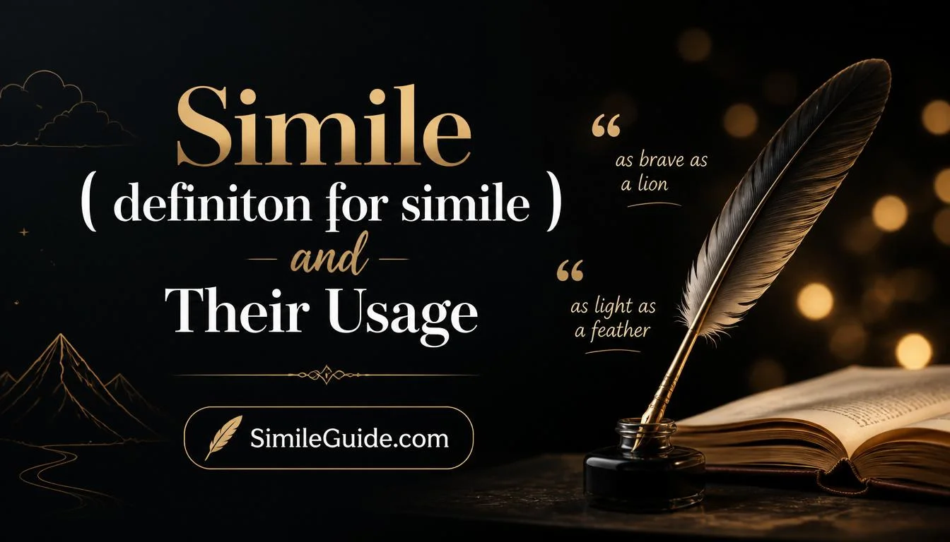 definiton for simile