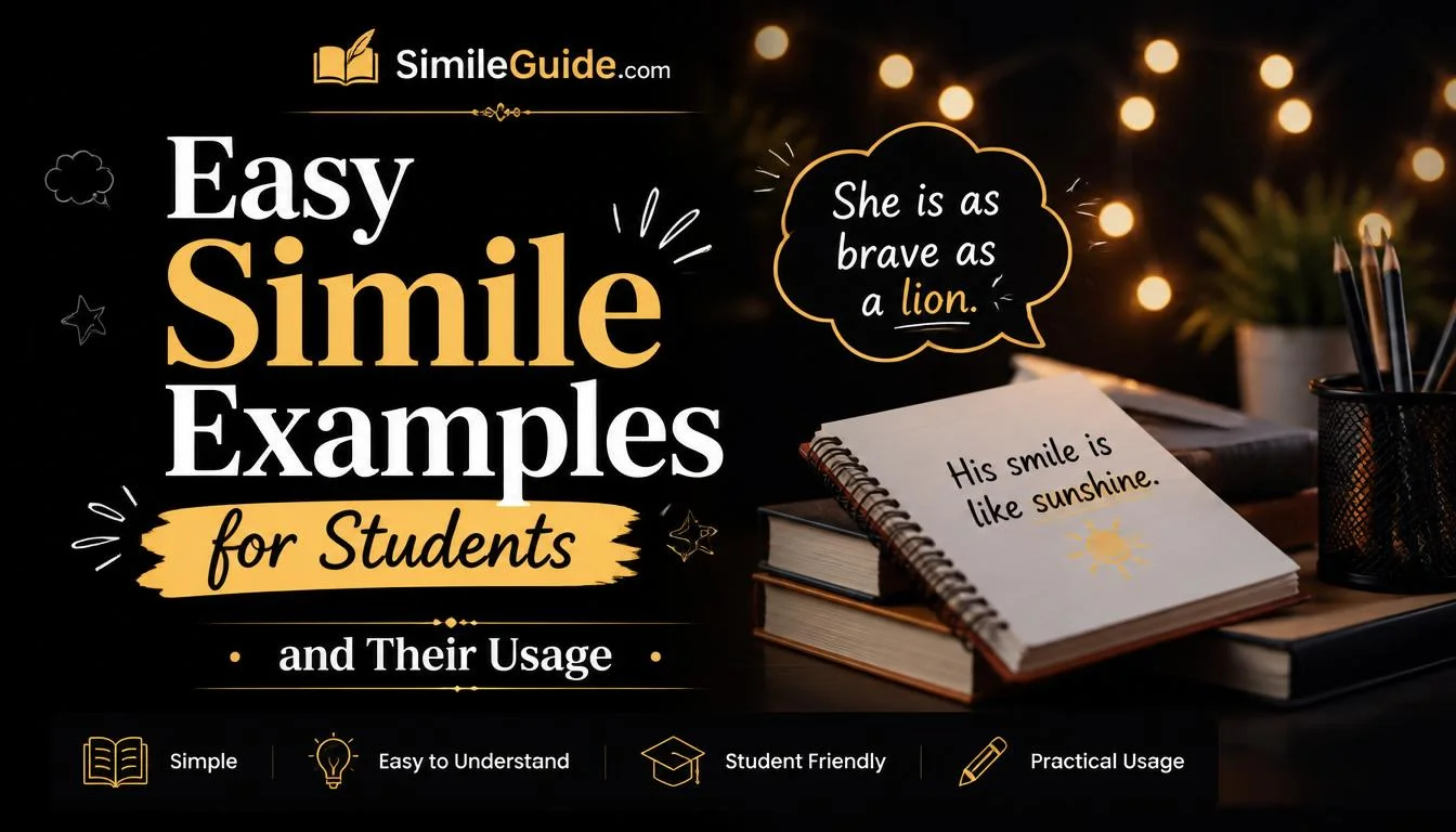 easy simile examples for students