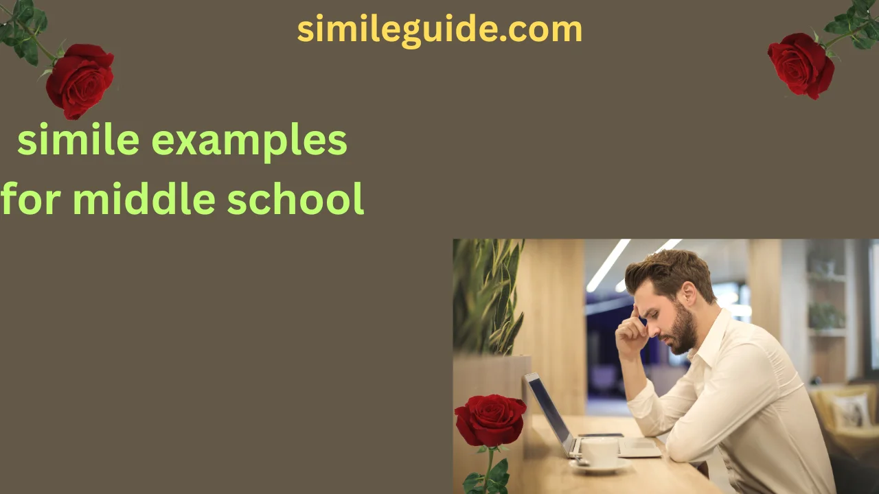 simile examples for middle school