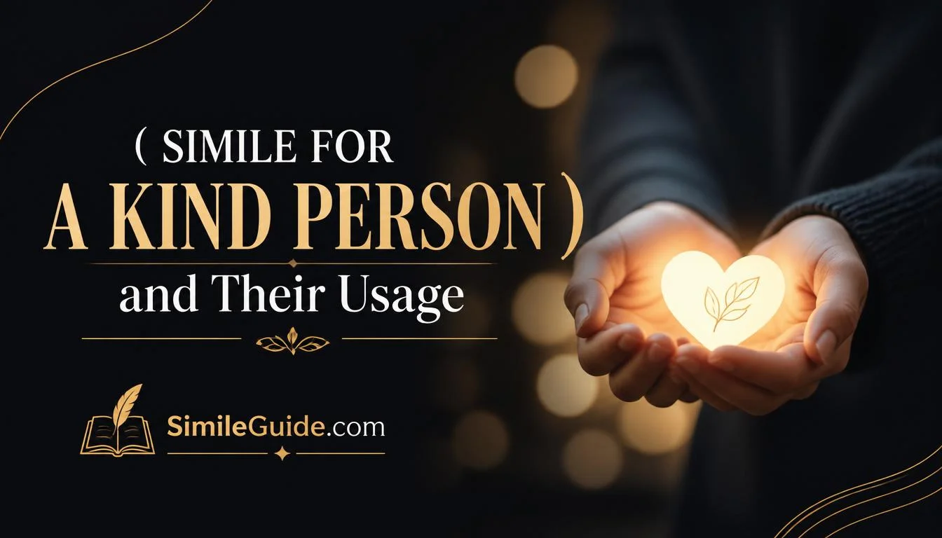 simile for a kind person