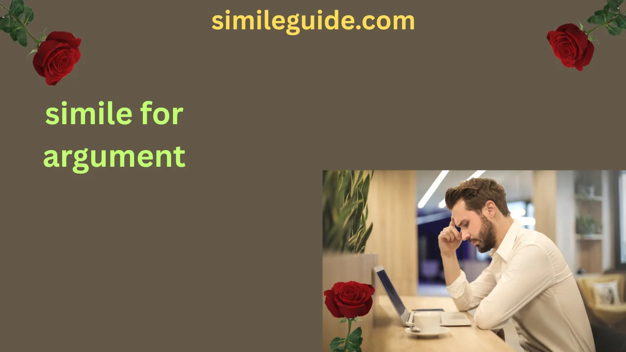 simile for argument