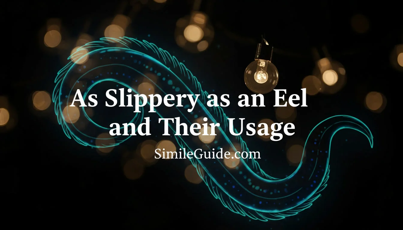 simile for eel