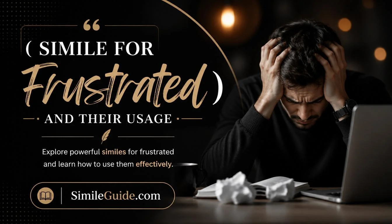 simile for frustrated