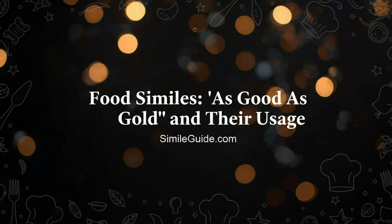 simile for good food