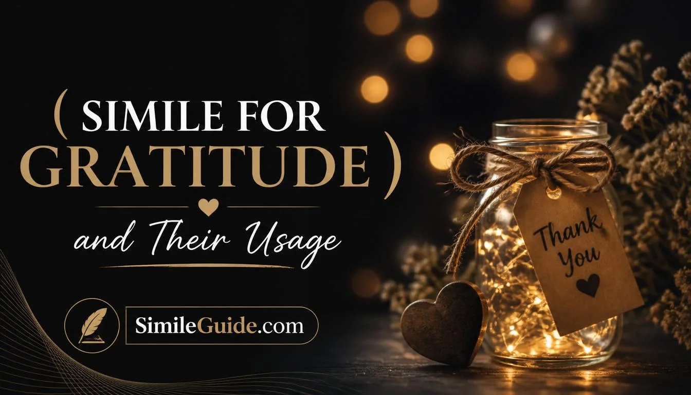 simile for gratitude