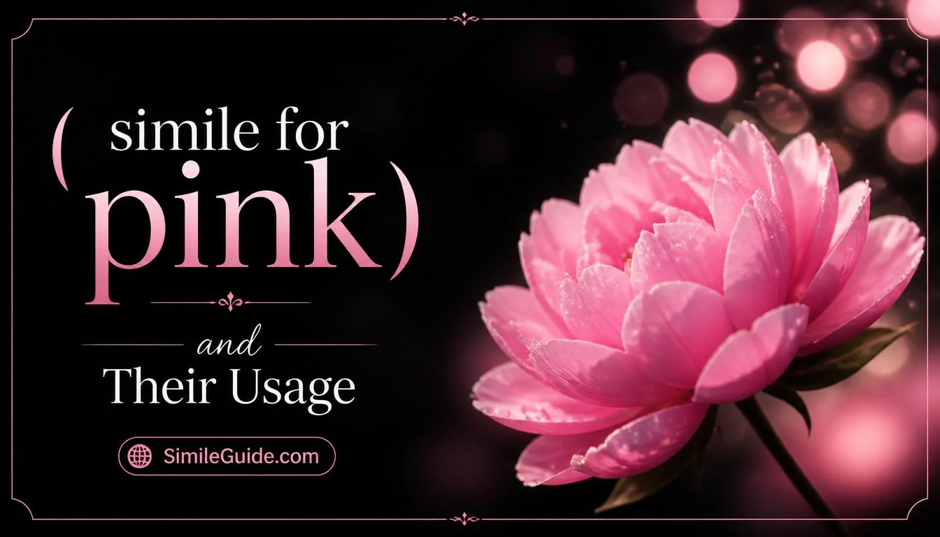simile for pink