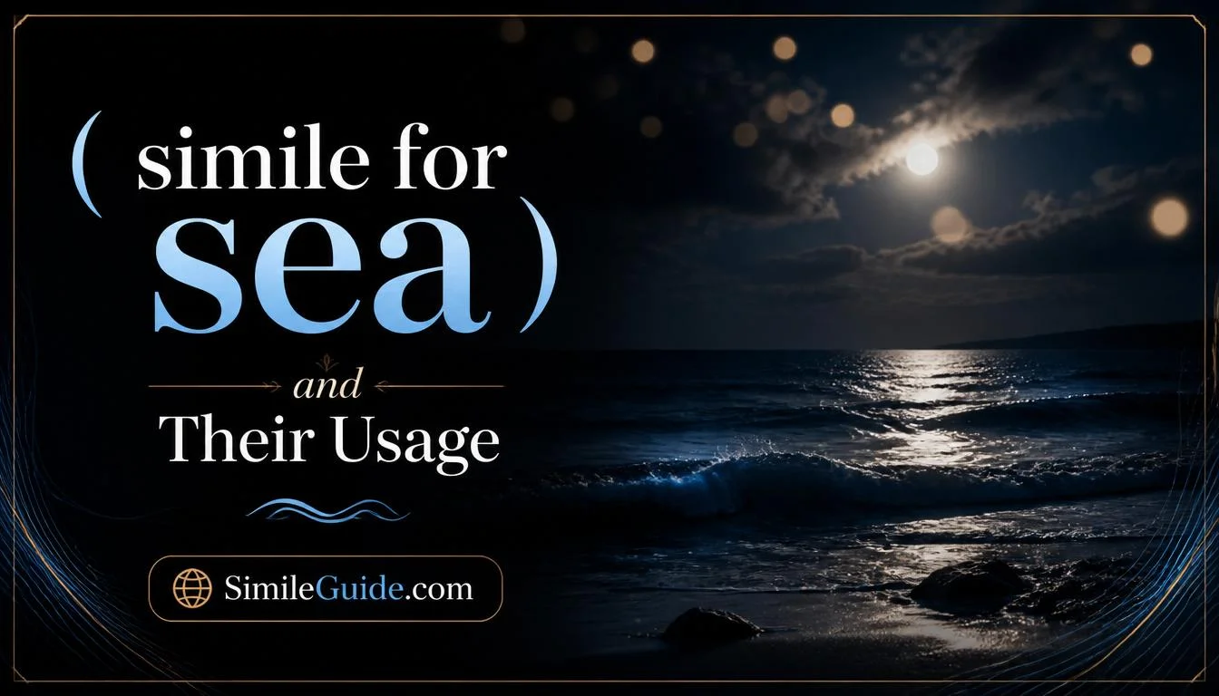 simile for sea