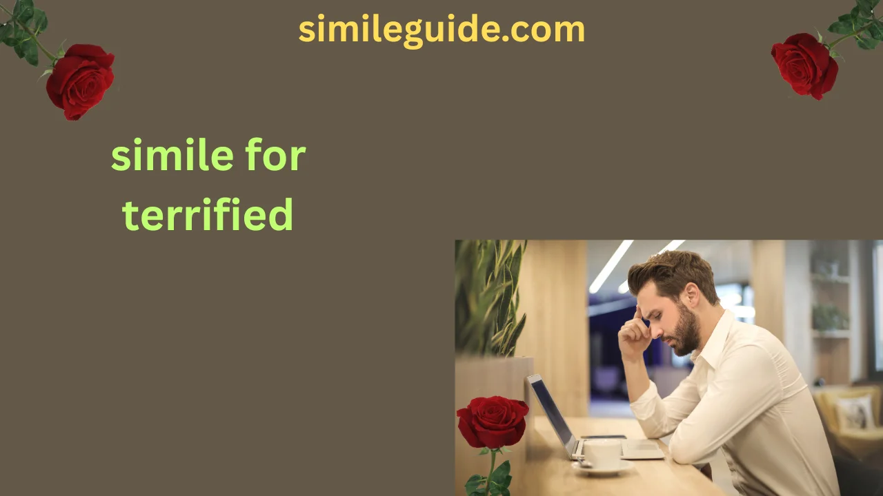 simile for terrified
