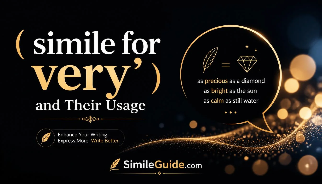 simile for very