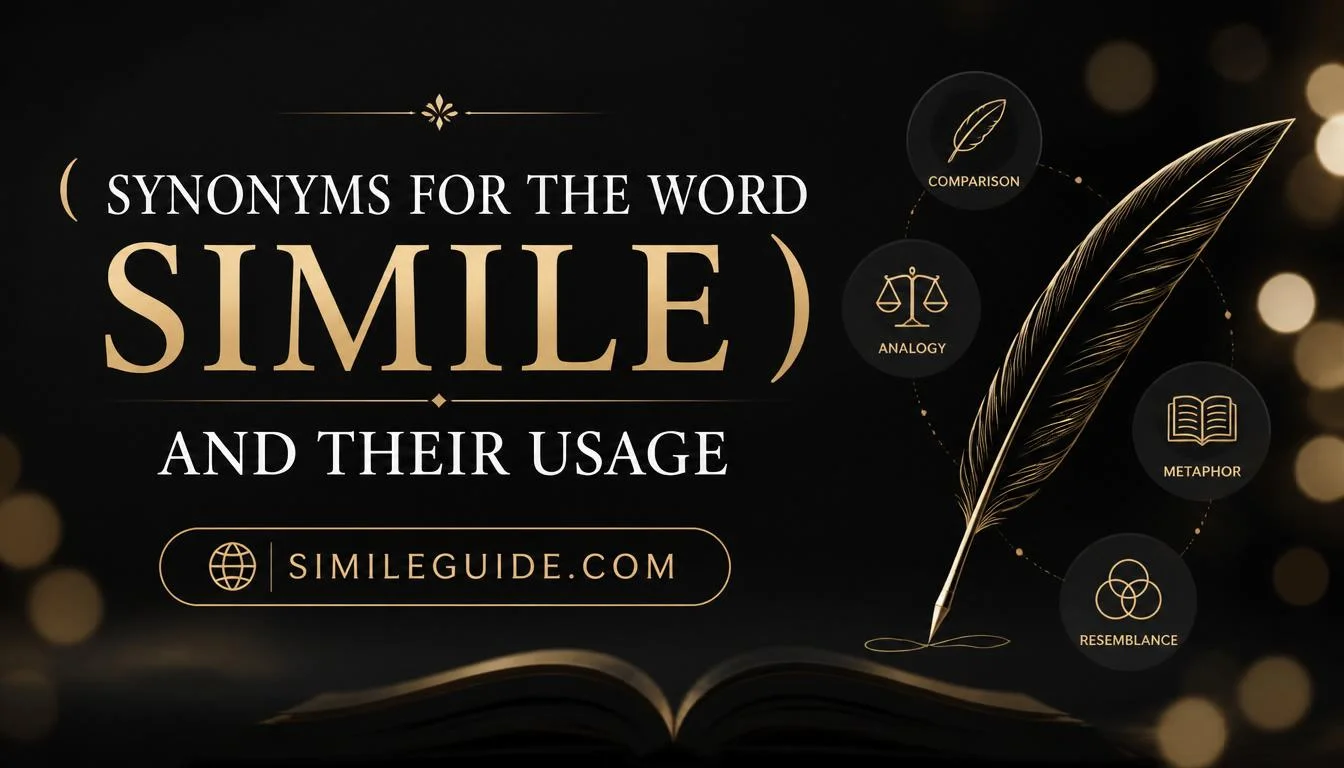 synonyms for the word simile