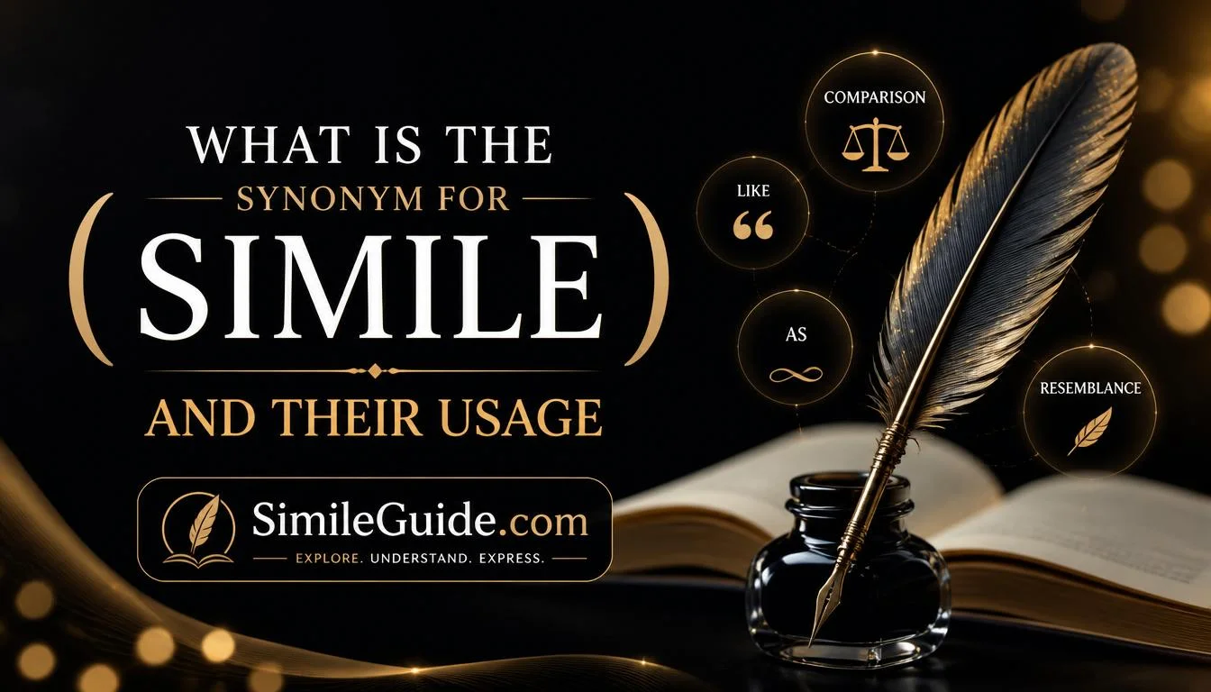 what is the synonym for simile