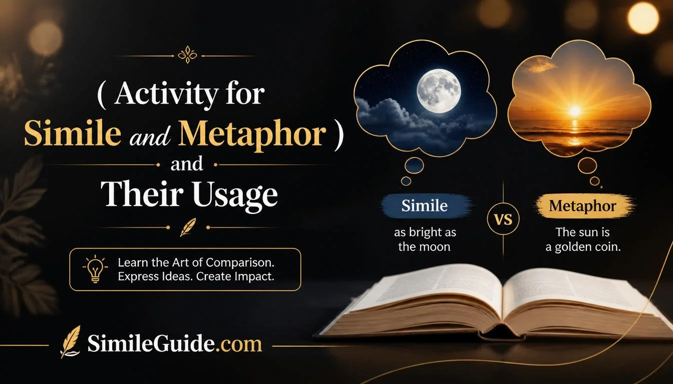 activity for simile and metaphor