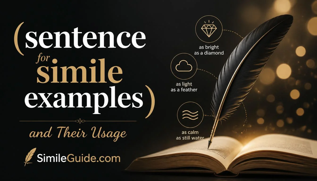 sentence for simile examples