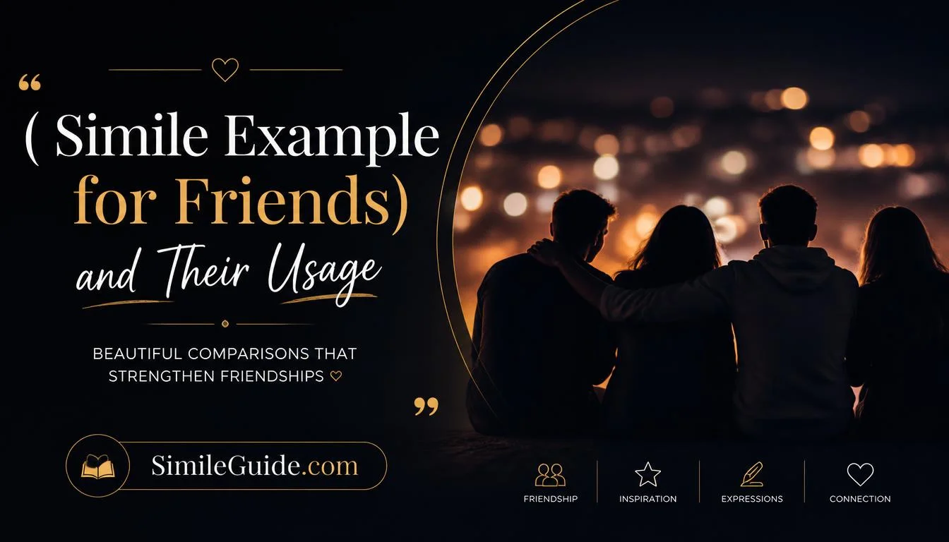 simile example for friends