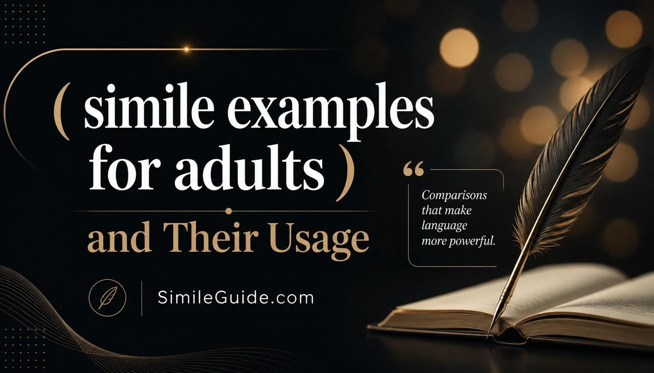 simile examples for adults