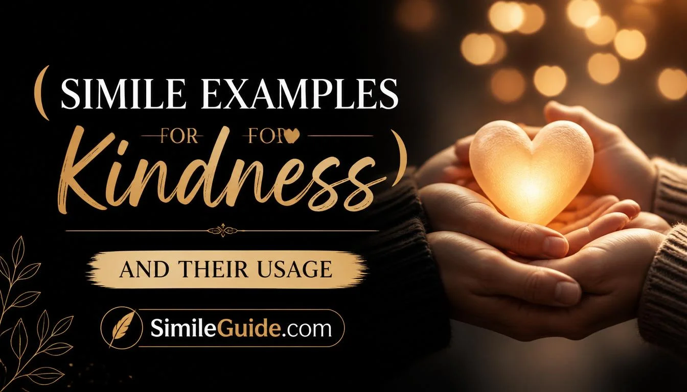 simile examples for kindness