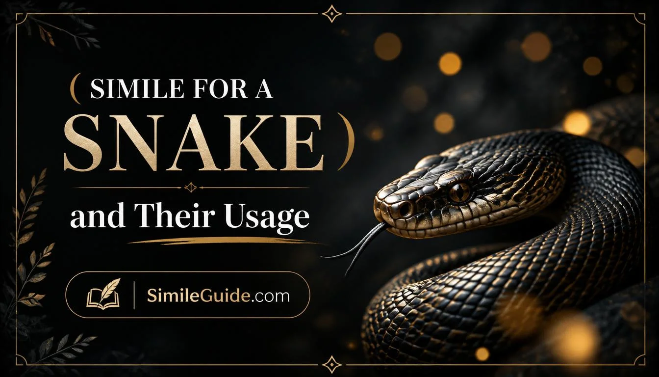 simile for a snake