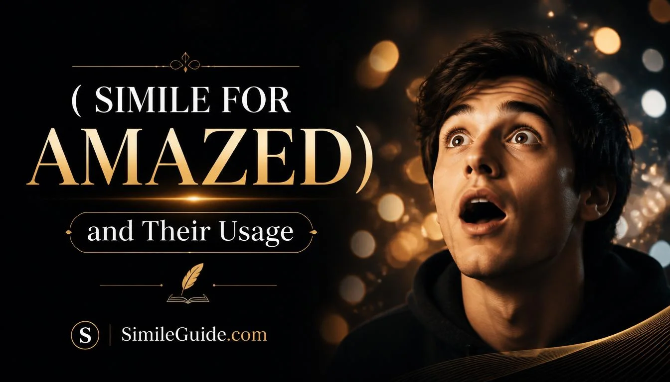 simile for amazed