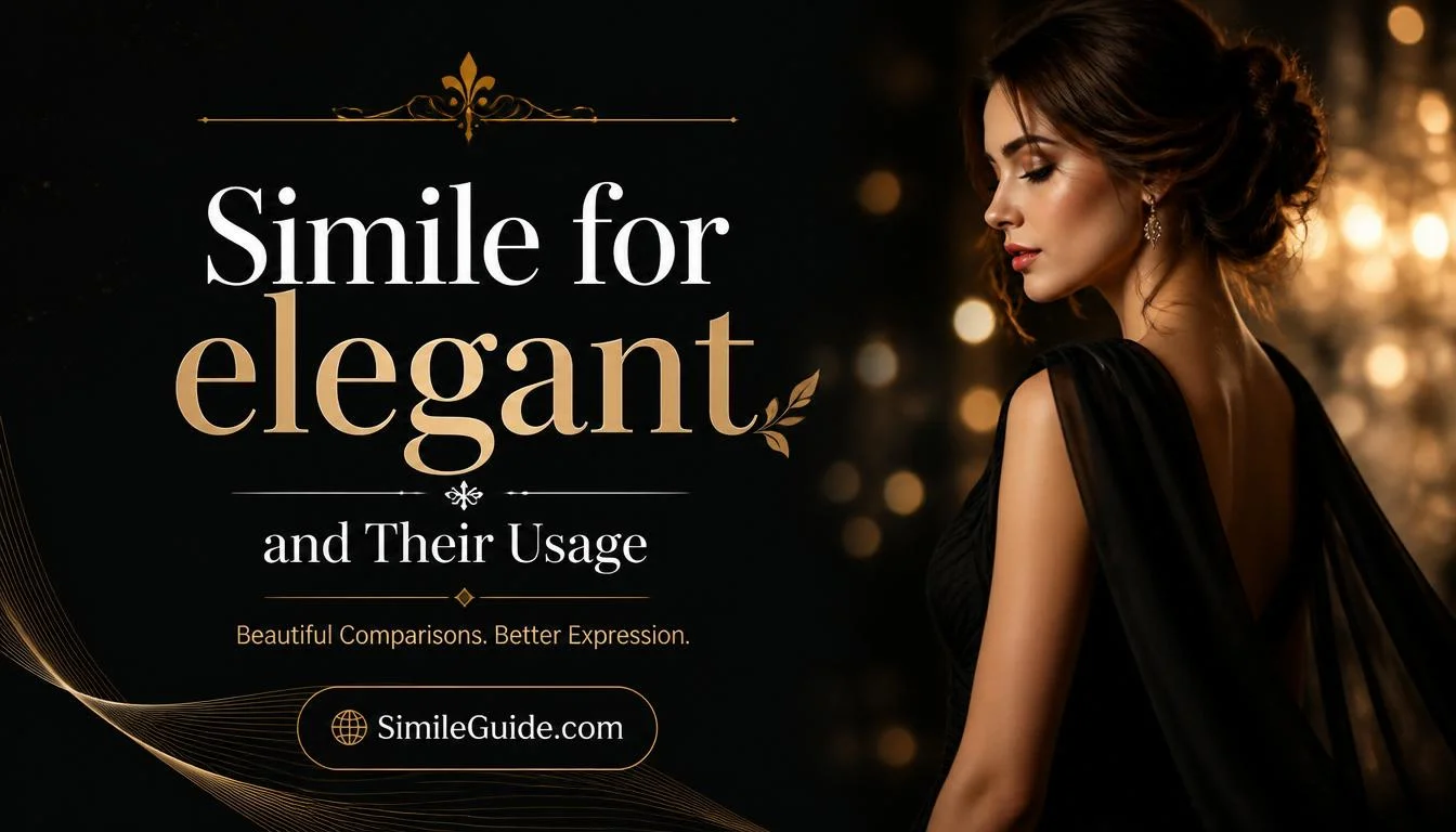 simile for elegant
