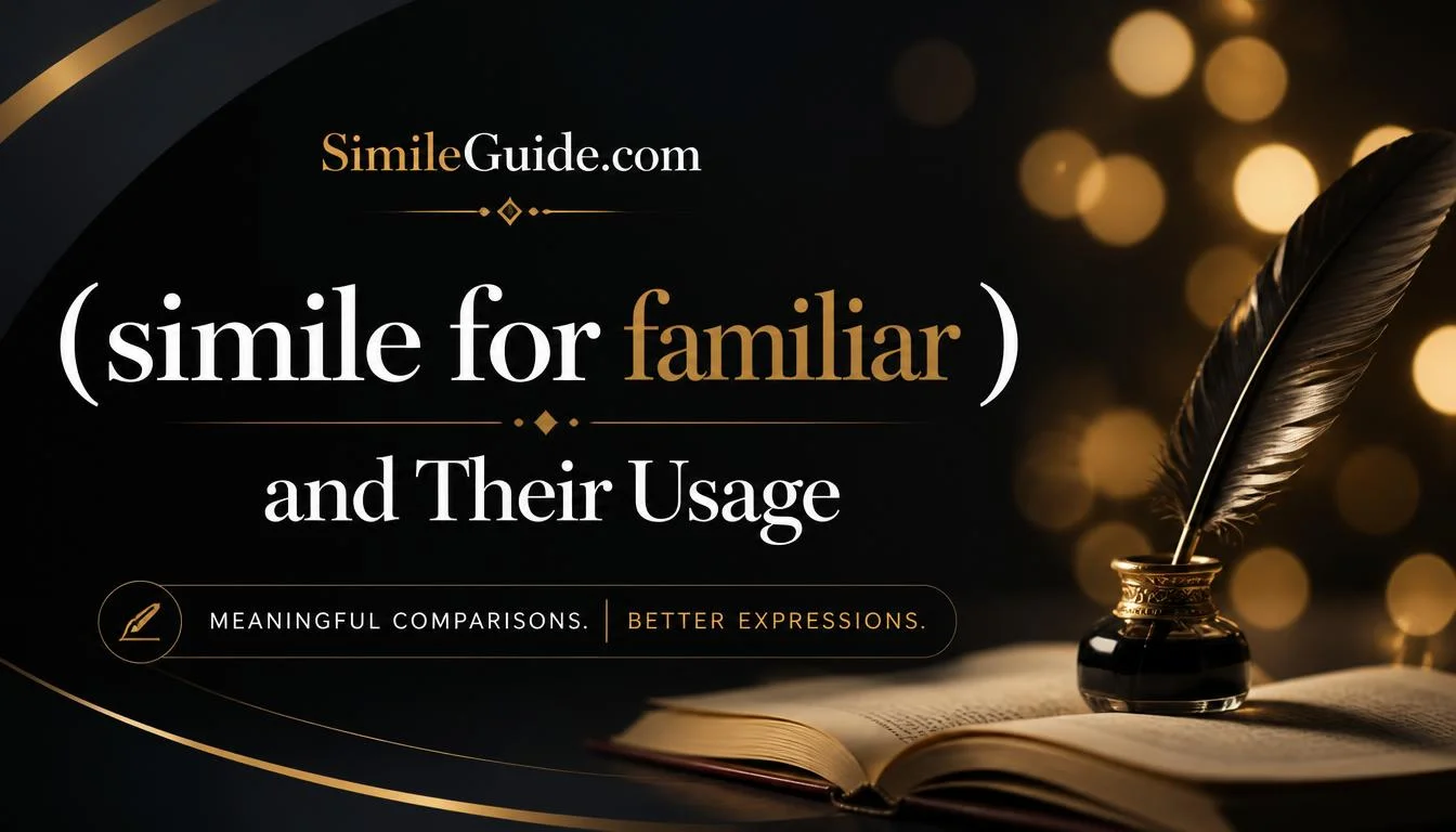 simile for familiar