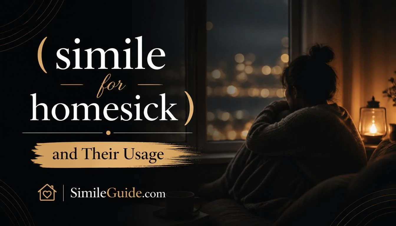 simile for homesick