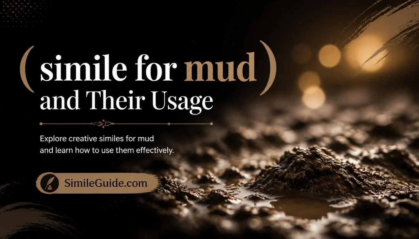 simile for mud