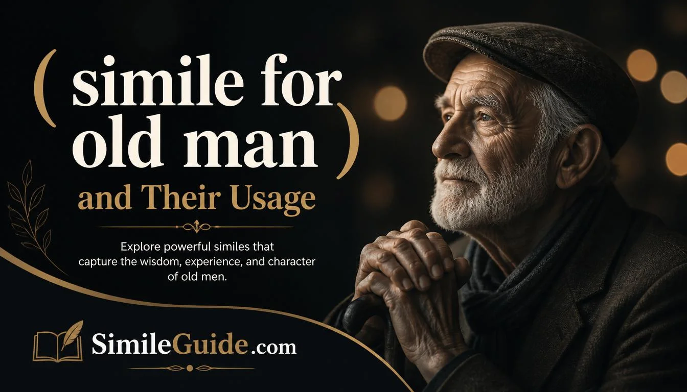 simile for old man