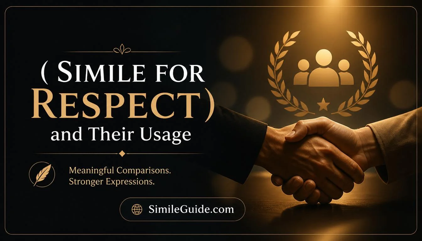 simile for respect