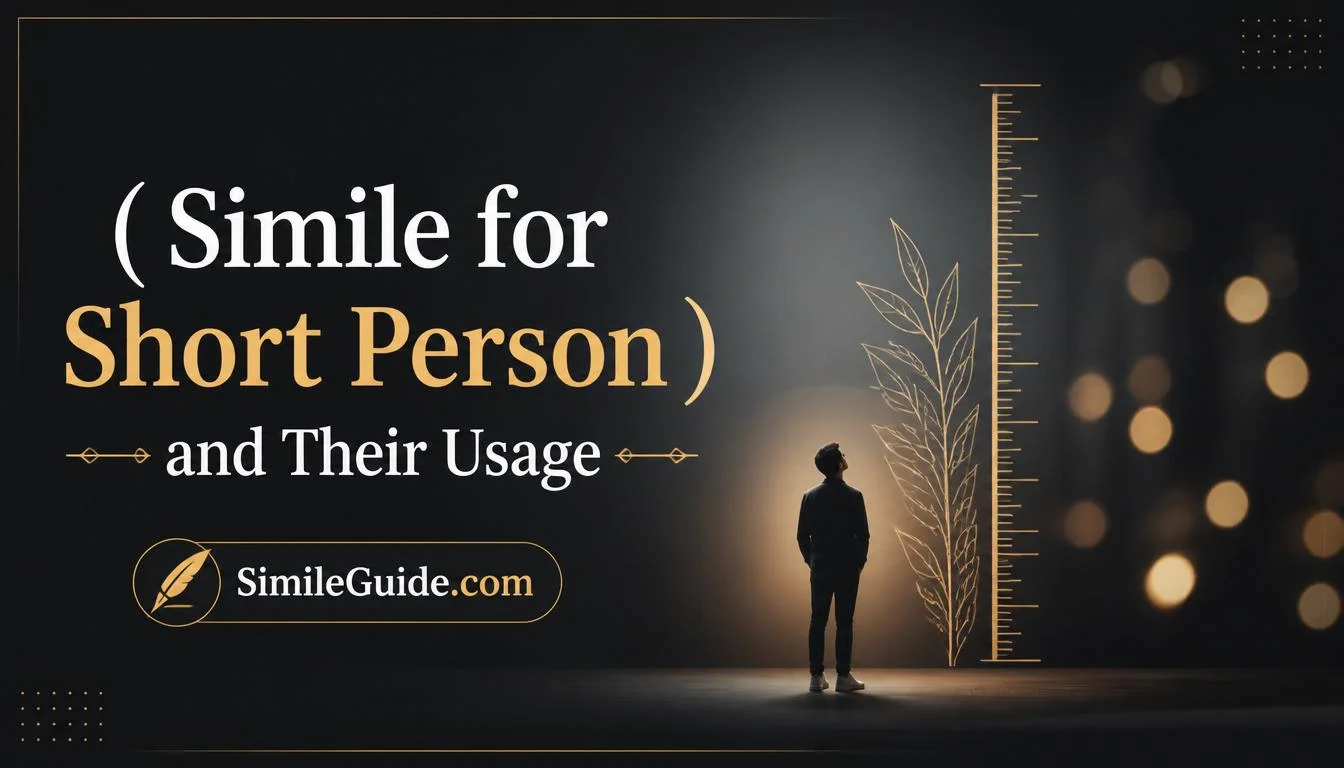 simile for short person