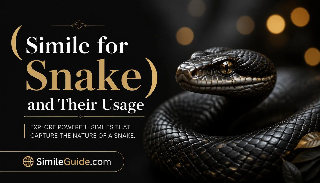 simile for snake