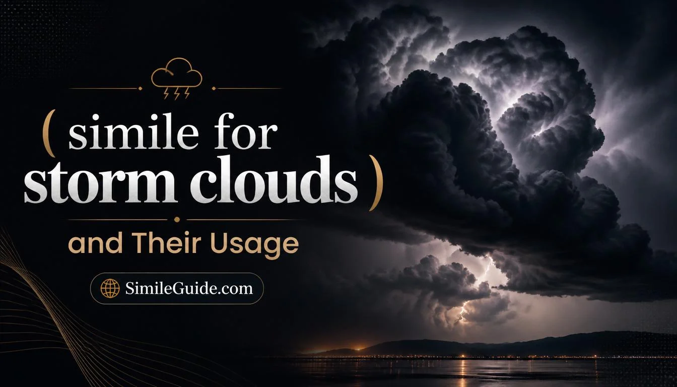 simile for storm clouds