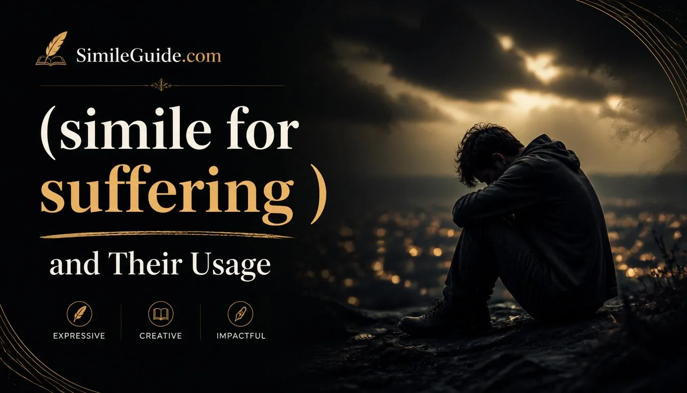 simile for suffering