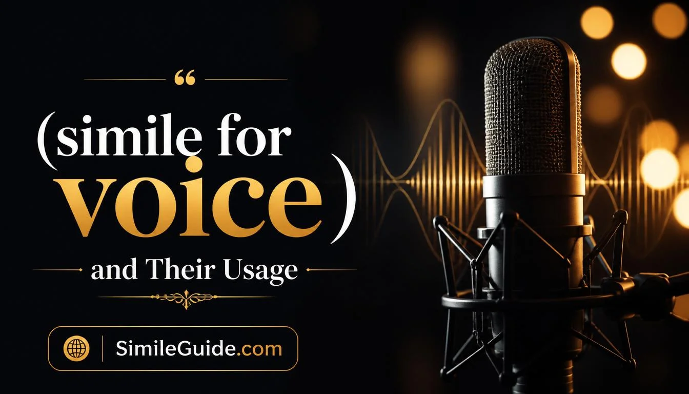 simile for voice