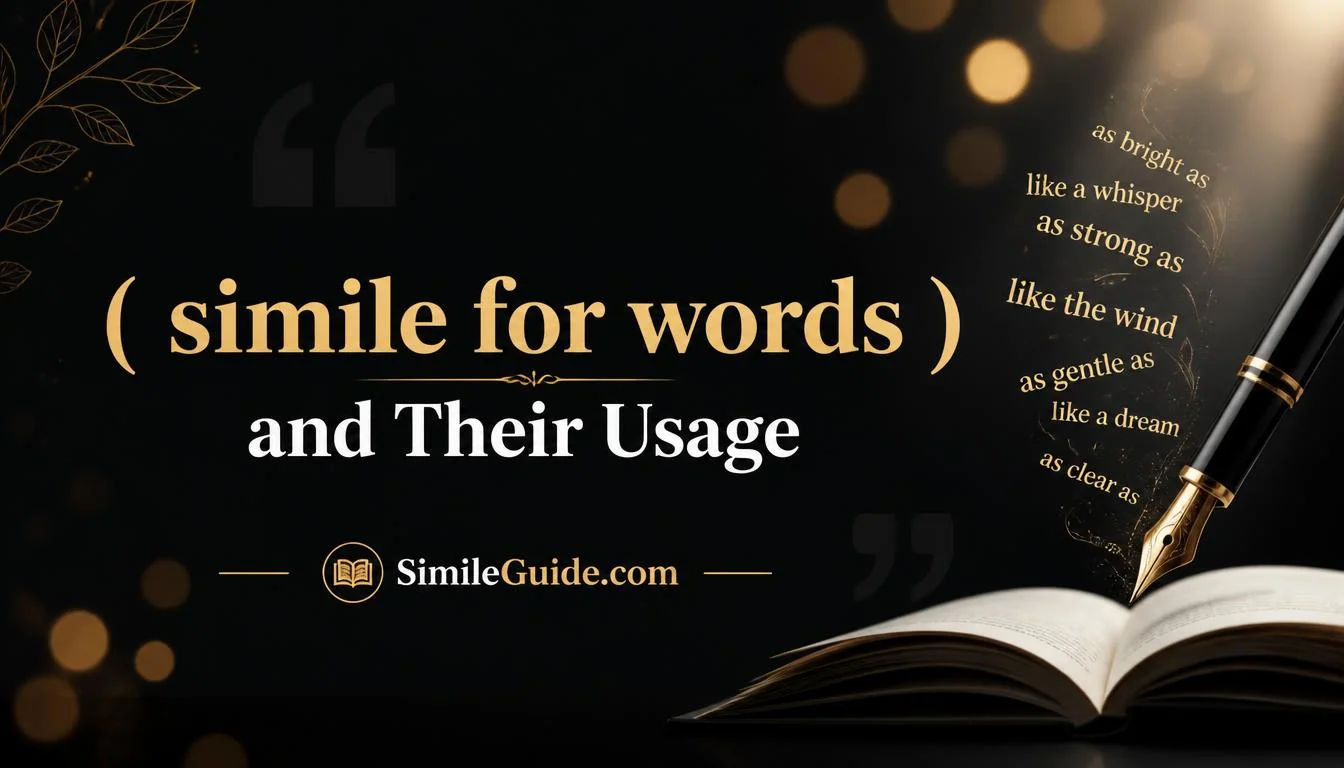 simile for words