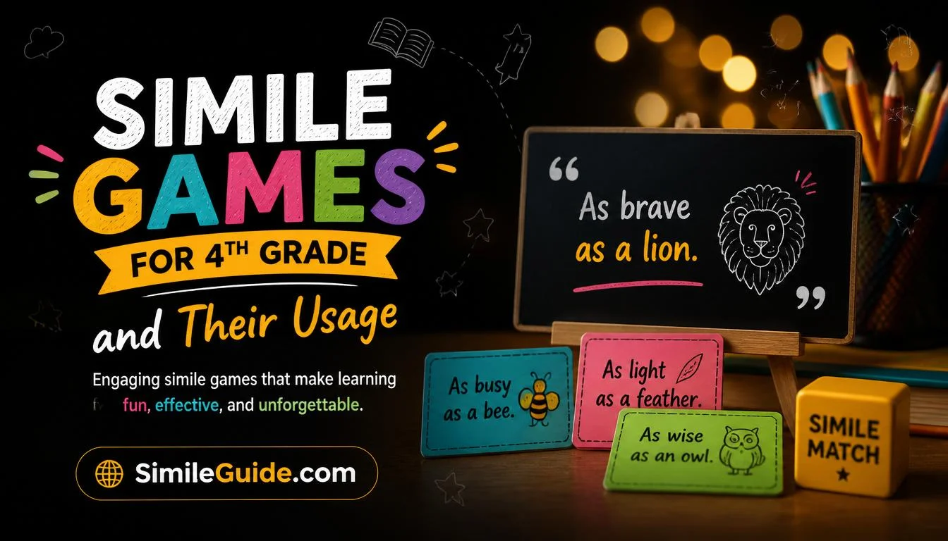 simile games for 4th grade