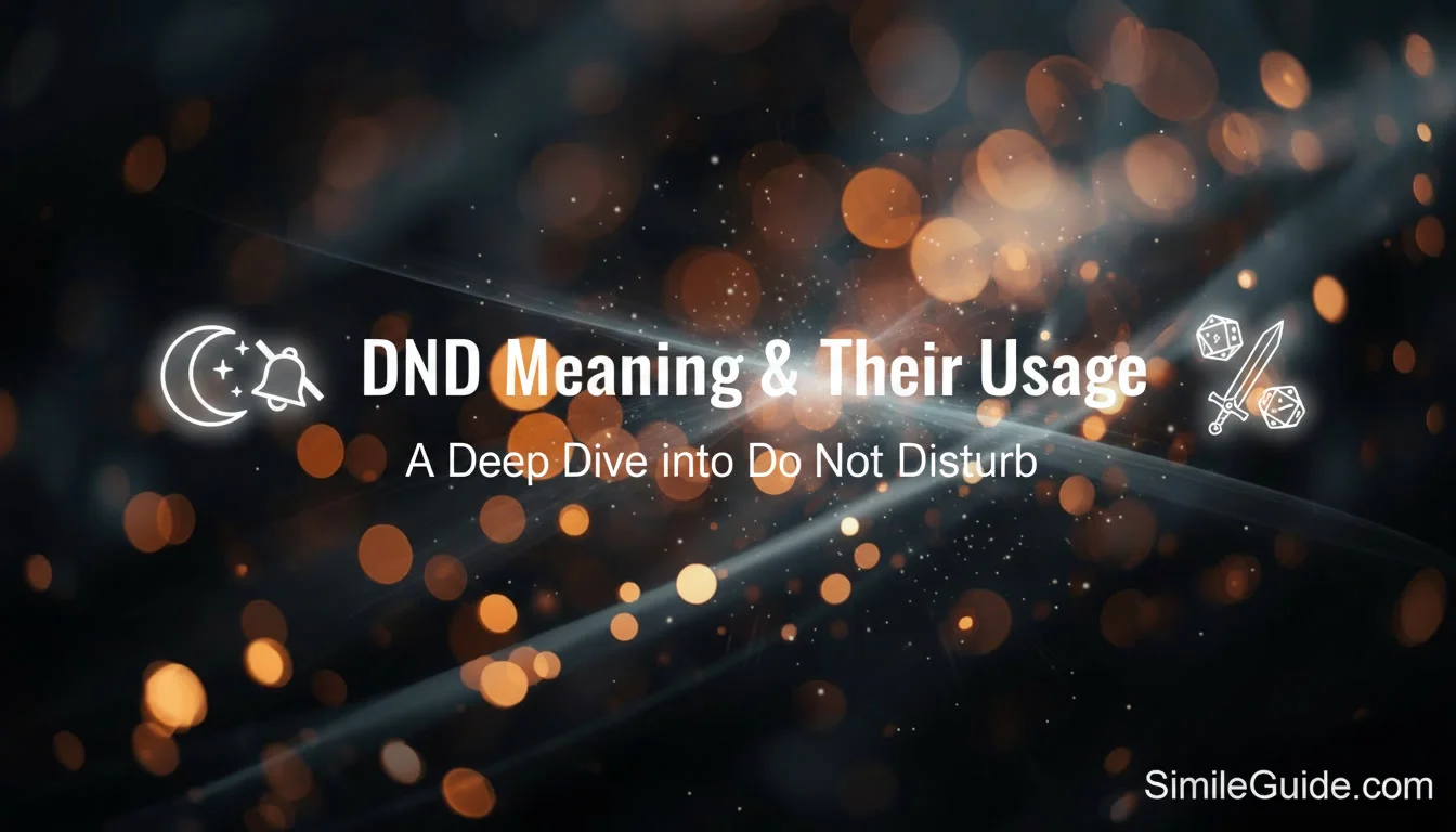 dnd meaning