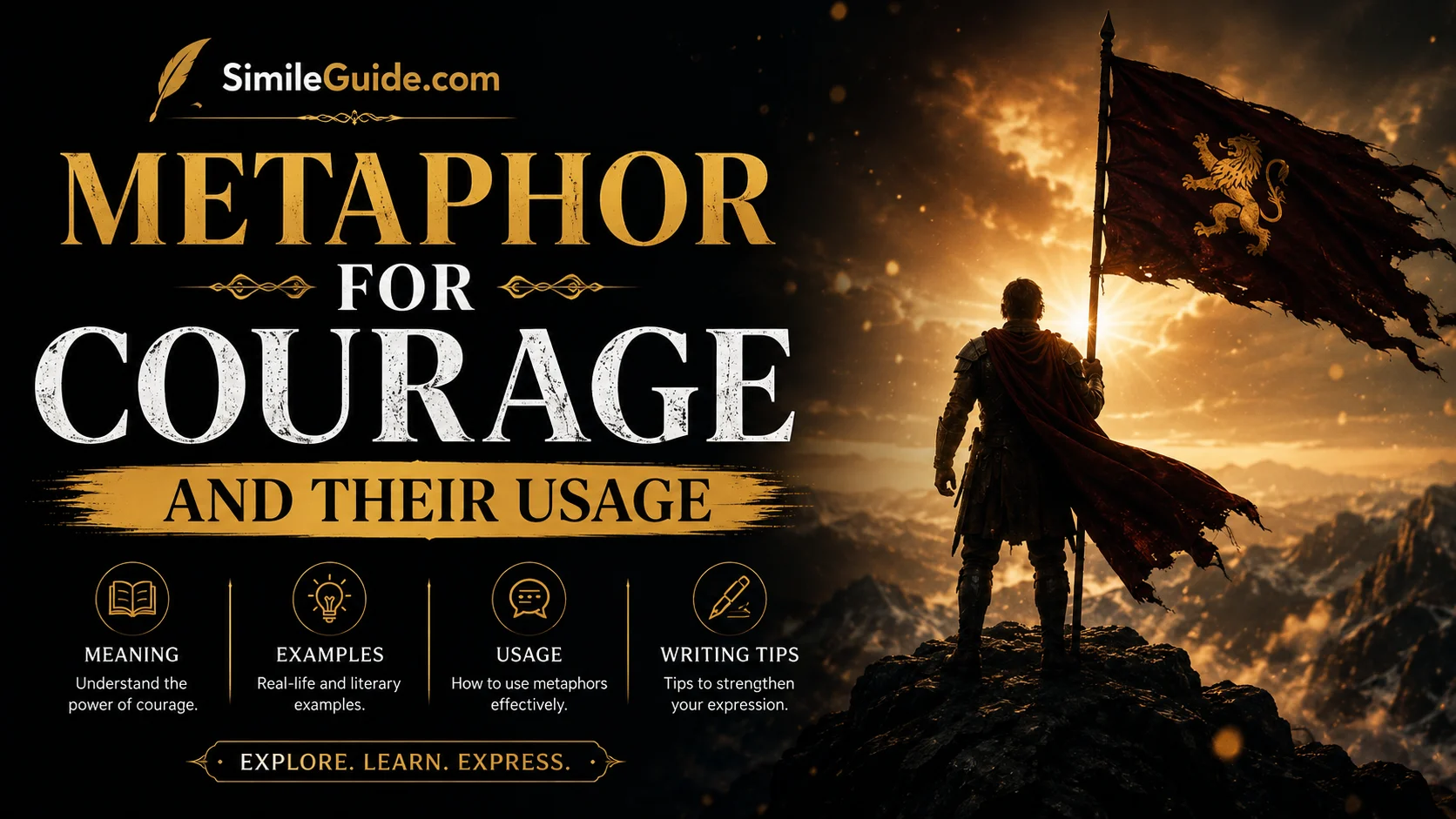 metaphor for courage