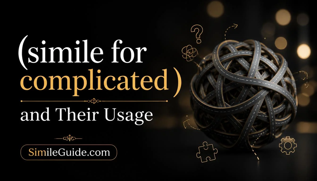 simile for complicated