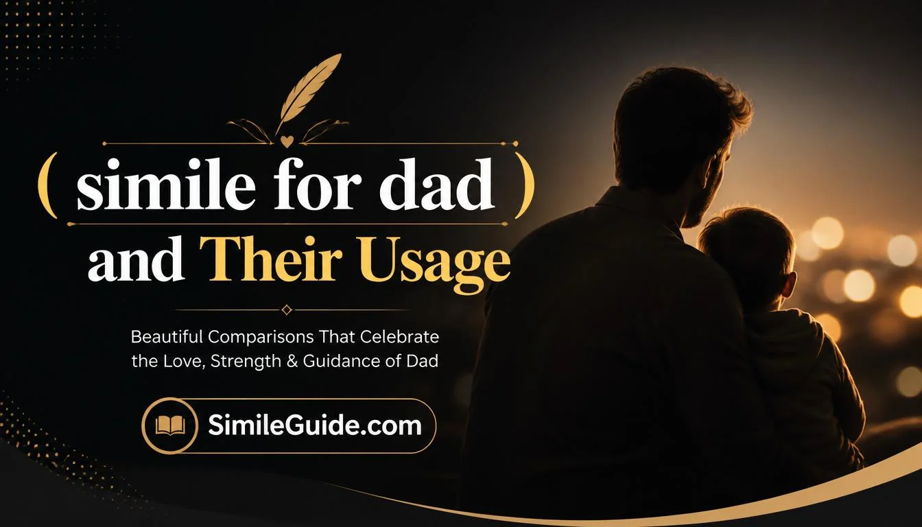 simile for dad