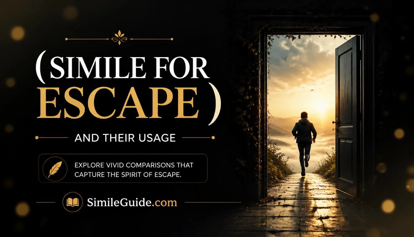 simile for escape