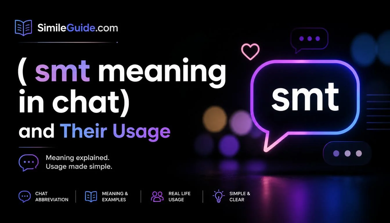 smt meaning in chat