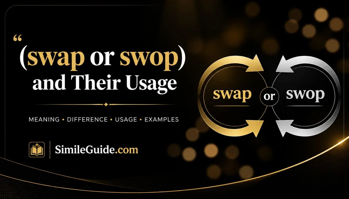 swap or swop