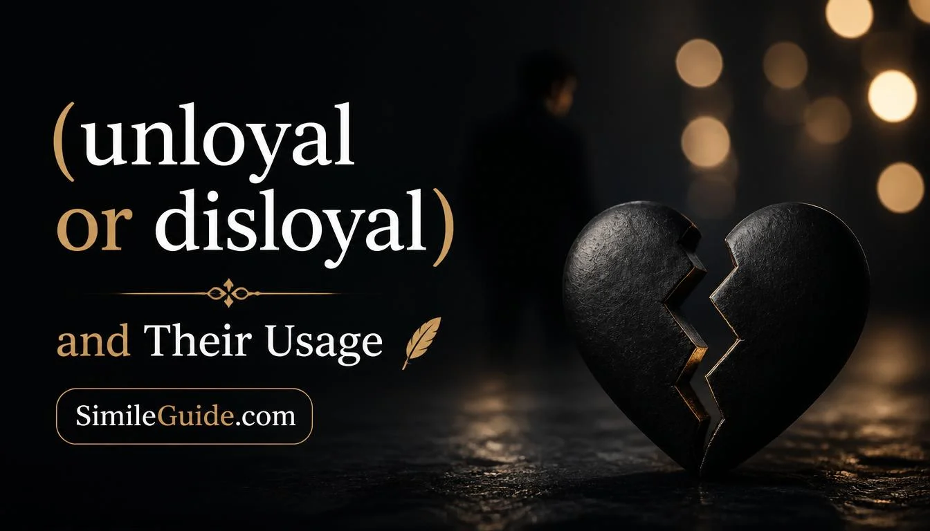 unloyal or disloyal