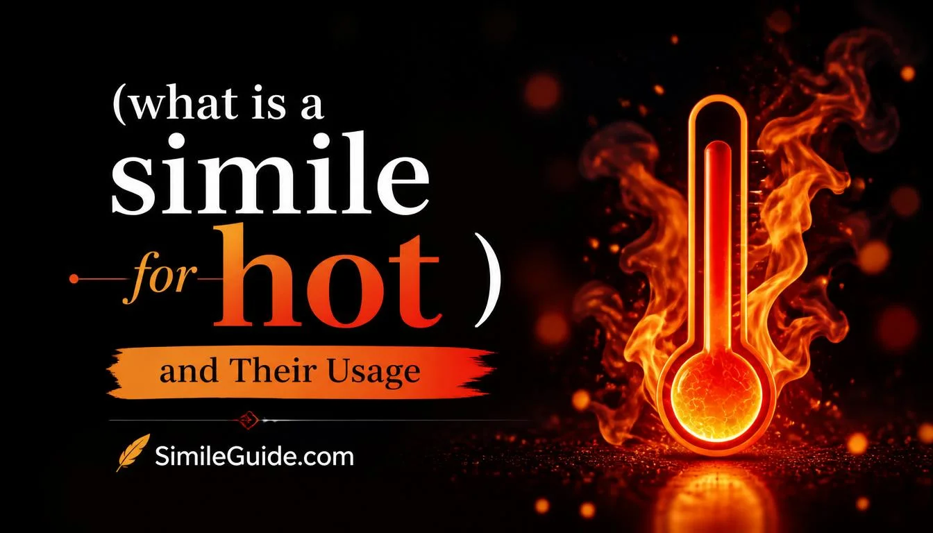 what is a simile for hot
