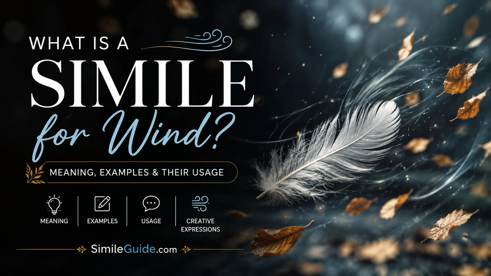what is a simile for wind